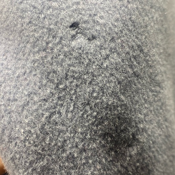 Talbots Baby Blue Pea Coat Buttons Wool Cashmere Beautiful Warm Winter Sz 12 - Picture 8 of 11